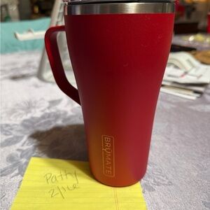 Vibrant Ruby Red 22oz Nav from BrüMate